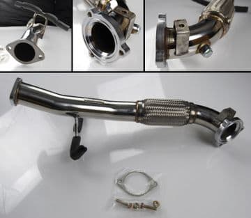 3" STAINLESS STEEL EXHAUST DOWNPIPE DOWN PIPE FOR FORD FOCUS ST 2.5 ST225