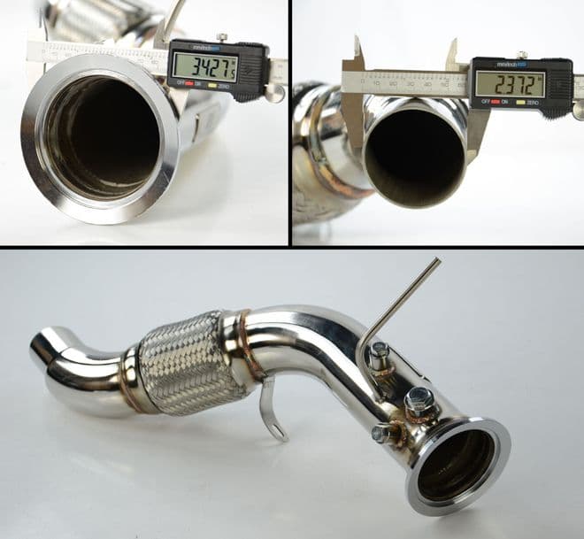 EXHAUST DECAT DE CAT DOWNPIPE BMW E90 E91 325D 330D M57N2 E60 E61 525D 530D M57