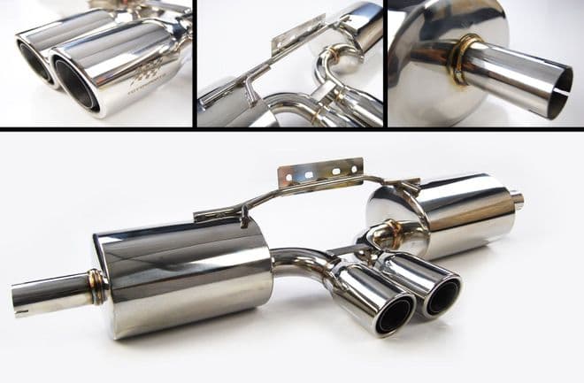 STAINLESS STEEL CATBACK BACKBOX EXHAUST FOR PORSCHE BOXSTER 986 2.5L 2.7L 3.2L