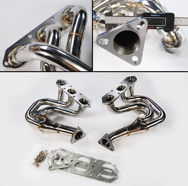 STAINLESS STEEL EXHAUST MANIFOLD FOR PORSCHE BOXSTER 986 2.5L 2.7L 3.2L