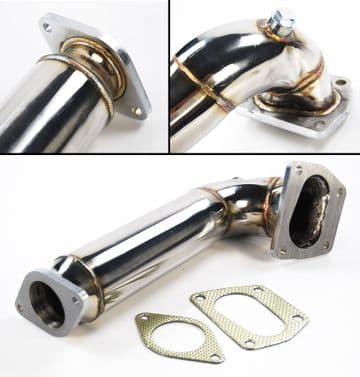 Stainless Steel Exhaust Sports Decat Downpipe for Fiat 500 595 Abarth 1.4 Turbo 08+