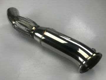 STAINLESS STEEL TURBO EXHAUST DECAT DOWNPIPE FOR BMW 140i 240i M140i 440i 740i