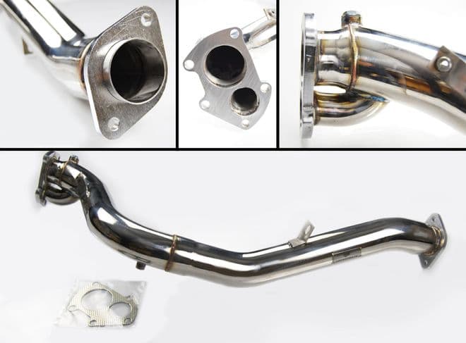SUBARU IMPREZA WRX STI P1 GC8 2.0 CLASSIC EXHAUST DECAT DE CAT DOWNPIPE 94-00
