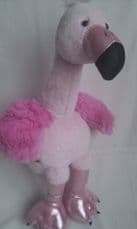 Adorabe Big Rare Talking 'I Love You' Pink Flamingo Build-a-Bear Plush