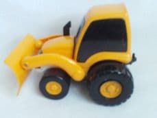 Adorable 1994 'Golden Bell' Friction Digger Push Along Toy