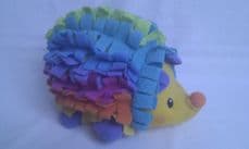 Adorable 1st Baby Fisher Price 'Hedgehog' Sensory Touch Plush Toy