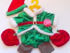 Adorable 5-Piece 'Elf Jingle Bell' Build-a-Bear Outfit