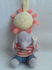 Adorable Baby Musical 'Humphrey' Swing Pram or Cot Humphrey's Corner Plush Toy
