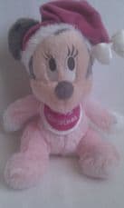 Adorable 'Baby's 1st Christmas' Minnie Mouse Plush Toy