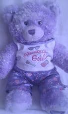 Adorable Big Bedtime 'Glamour Girl' Sparkly Build-a-Bear Plush in PJ's