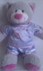 Adorable Big Bedtime 'Sleepy Cat' Build-a-Bear Plush Cat