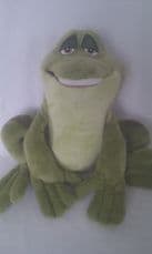 Adorable Big Disney Store 'Princess & the Frog' Plush Frog Toy