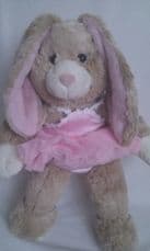 Adorable Big 'Giggling Ballerina' Build-a-Bear Plush Bunny