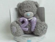 Adorable Big 'Happy 21st Birthday' Me to You Bear New + Boxed