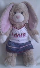 Adorable Big 'Love' Build-a-Bear Plush Bunny