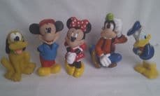 Adorable Big Mickey Mouse, Minnie Mouse & Friends Collectable Figures in Case