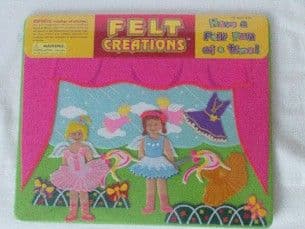 Adorable Big My 1st 'Princess Ballerina' Felt Playset BNIP Age: 3 years+