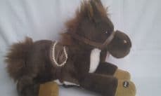 Adorable Big 'Neighing & Clip Clop' Plush Horse 'makes cute sounds'