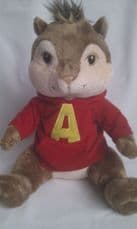 Adorable Big Rare 'Alvin' The Chipmunk Build-a-Bear Plush Toy