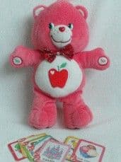 Adorable Big 'Smart Heart' Magic Guessing Game Care Bear Plush Toy
