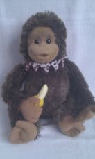 Adorable Big Talking 'Hush Little Monkey' Plush Toy makes cute sounds