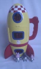 Adorable Blast off! Talking 'Peppa Pig Rocket' + Playset Figures