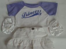 Adorable Build-a-Bear 'Princess' 4-Piece Bear Cute Outfit