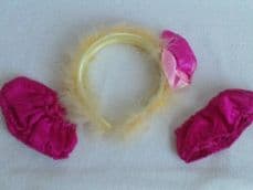 Adorable Disney Princess 2-Piece 'Belle' Fancy Dress Accessories Playset