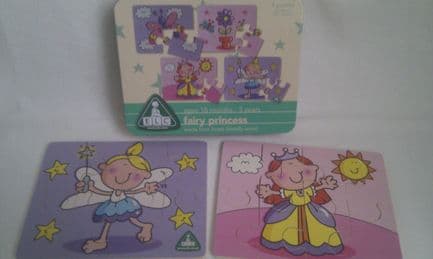 Adorable ELC Set of 4 Baby 'Fairy Princess' Puzzles Boxed Age: 18 mths- 3 years