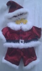 Adorable 'Father Christmas' 3-Piece Build-a-Bear Outfit