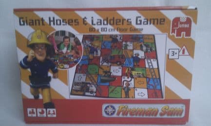 Adorable Gaint 'Fireman Sam' Hoses & Ladders Floor Game BNIB