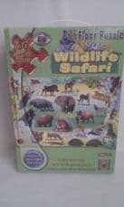 Adorable Giant 'Wildlife Safari' Photo Floor Puzzle Age: 2-5 years+ Boxed
