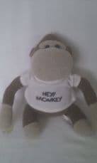 Adorable 'Hey! Monkey' Car Plush Toy