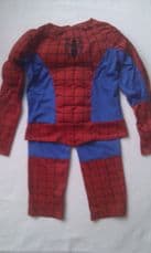 Adorable Marvel 'Spiderman' 2-Piece Fancy Dress Outfit 3-4 years