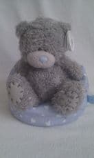 Adorable Me to you Plush Bear on Sweetheart Beanbag' + Tag