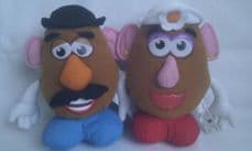Adorable 'Mr & Mrs Potato Head Toy Story 3' Plush Toys