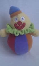 Adorable My 1st 'Baby Clown' Rattle Plush Toy