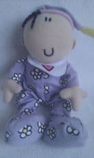 Adorable My 1st 'Baby Girl' Plush Doll in cute Babygro