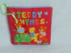 Adorable My 1st Baby 'Teddy Rhymes' Plush Book
