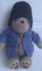 Adorable My 1st Big Traditional 'Paddington Bear' Blue Coat & Hat Plush Bear