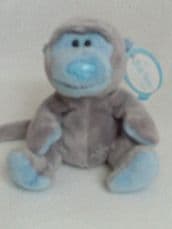 Adorable My 1st 'Giggles' Baby Monkey Blue Nose Friends Plush Toy