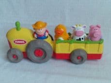Adorable My 1st Playskool Musical Push Along 'Old McDonald' Tractor + Animals