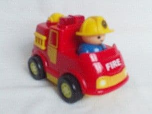Adorable My 1st Push Along 'Light up & Siren' Fire Engine Toy