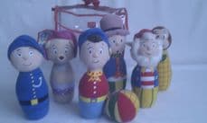 Adorable My 1st Set of 'Noddy Skittles' Toytown Plush Toy
