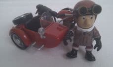 Adorable Postman Pat Greendale 'AJ Motorbike with Sidecar & AJ Figure'
