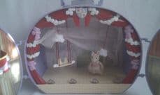 Adorable Rare Big Angelina Ballerina Light up Dancing Theatre + Figure