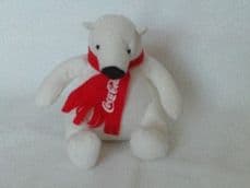 Adorable Rare Vintage 'Always COCA COLA Polar Bear' Plush Toy