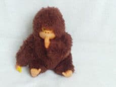 Adorable Rare Vintage 'Cheeky Monkey' Plush Toy 'Sucks his Banana & Thumb'