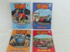 Adorable Set 1 of Four 'Little Red Tractor' Bedtime Story Ladybird Glossy Books