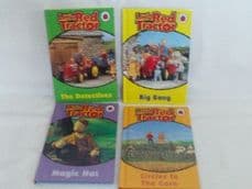 Adorable Set 2 of Four 'Little Red Tractor' Bedtime Story Ladybird Glossy Books